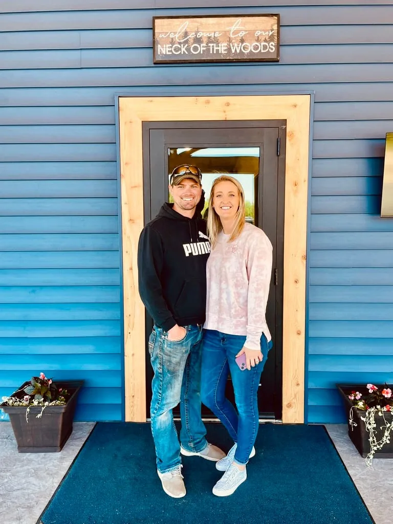 Meagan and Clayton Johnson, owners of Grant Haven Campground